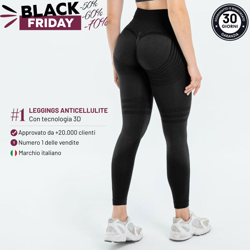 Leggings 3D Anticellulite - Leviga e Scolpisce