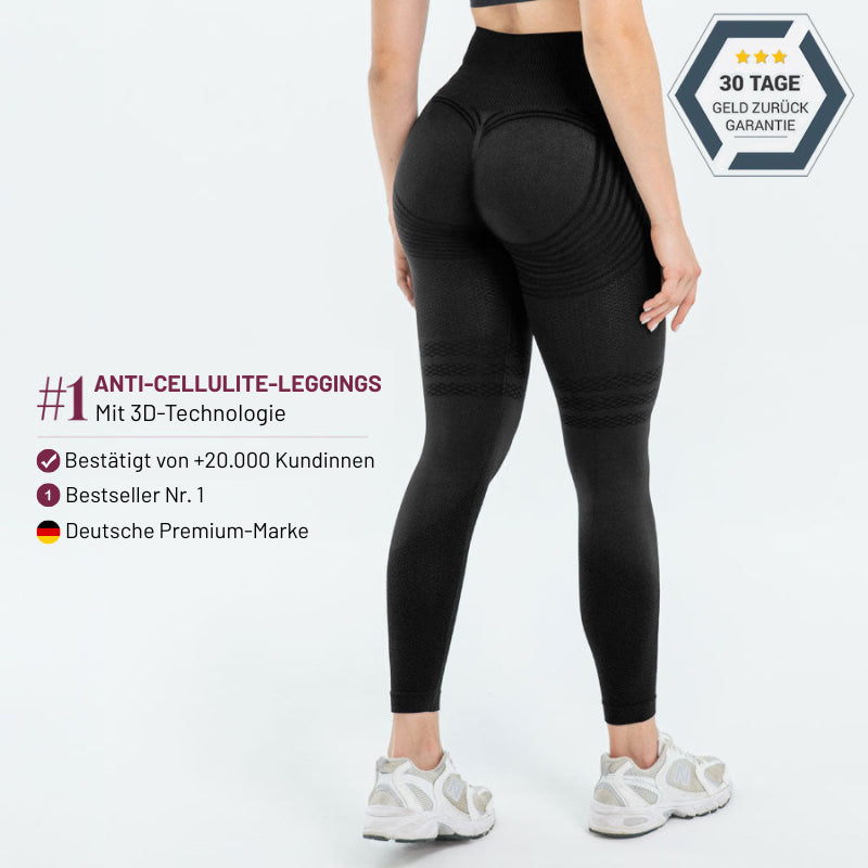 3D Anti-Cellulite-Leggings - Formen Sie Ihre Silhouette mühelos neu