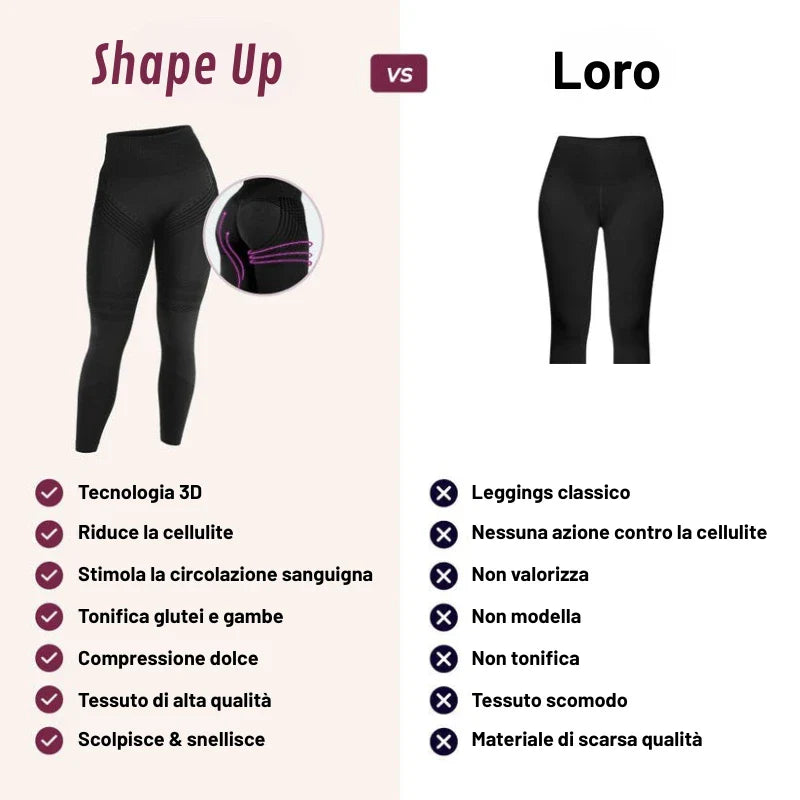 Leggings 3D Anticellulite - Leviga e Scolpisce