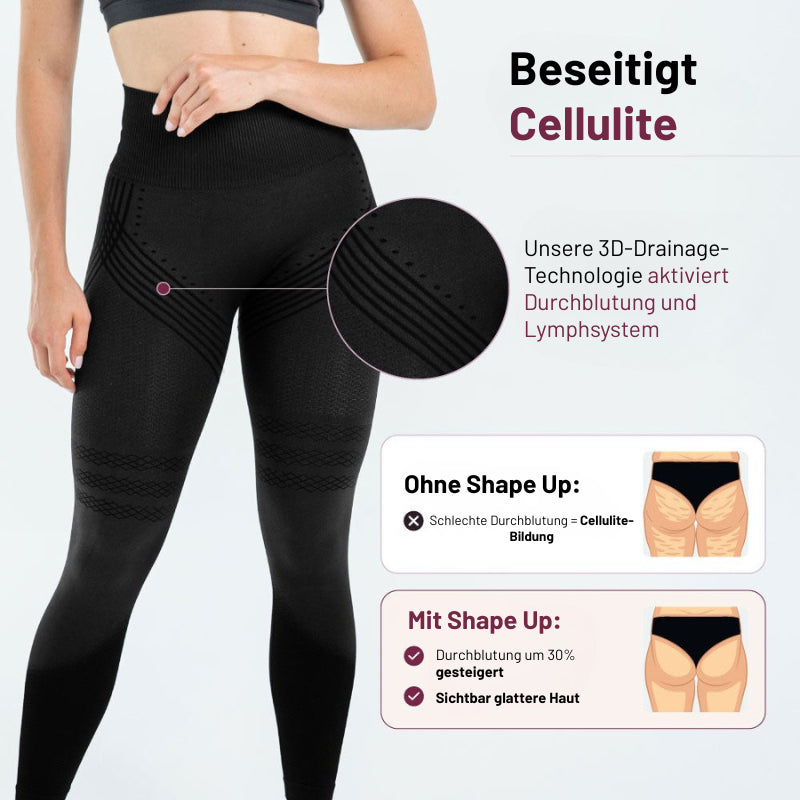 3D Anti-Cellulite-Leggings - Formen Sie Ihre Silhouette mühelos neu