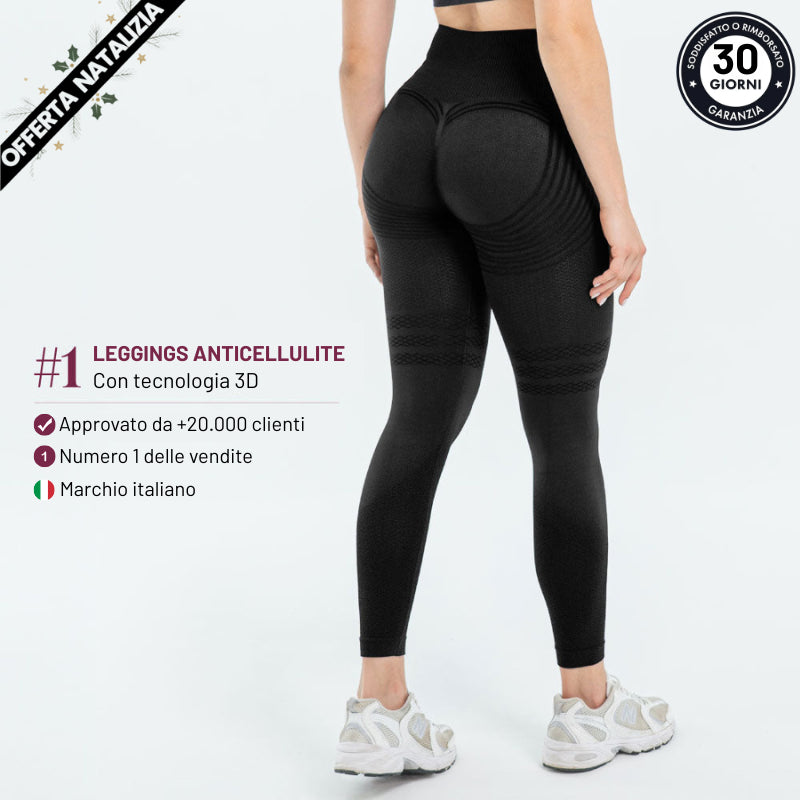 Leggings 3D Anticellulite - Leviga e Scolpisce
